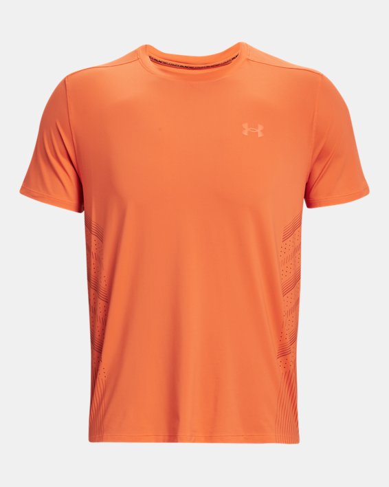 เสื้อแขนสั้น UA Iso-Chill Laser Heat สำหรับผู้ชาย in Orange image number 6